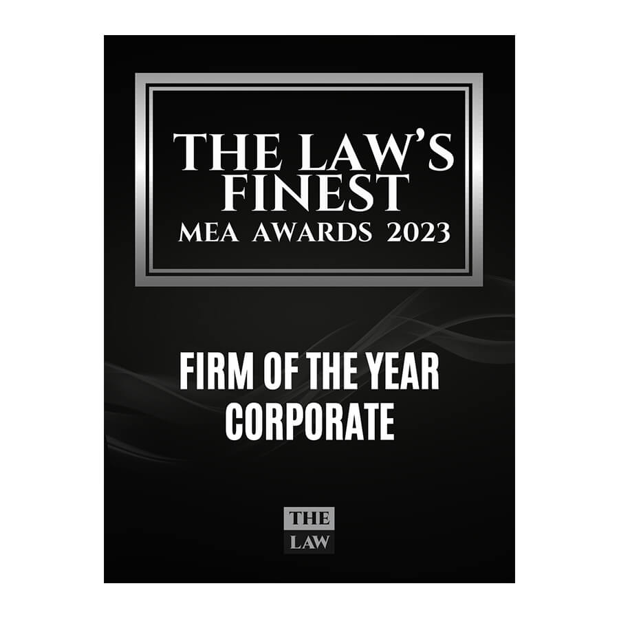 Zulficar and Partners - Awards - Slider - The Law - The Law's Finest - MEA Awards 2023 - Firm of the Year Corporate
