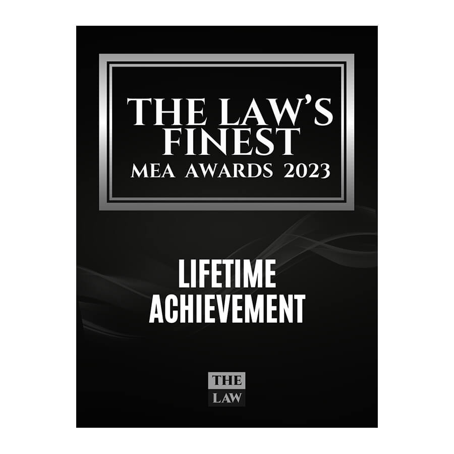 Zulficar and Partners - Awards - Slider - The Law - The Law's Finest - MEA Awards 2023 - Lifetime Achievement