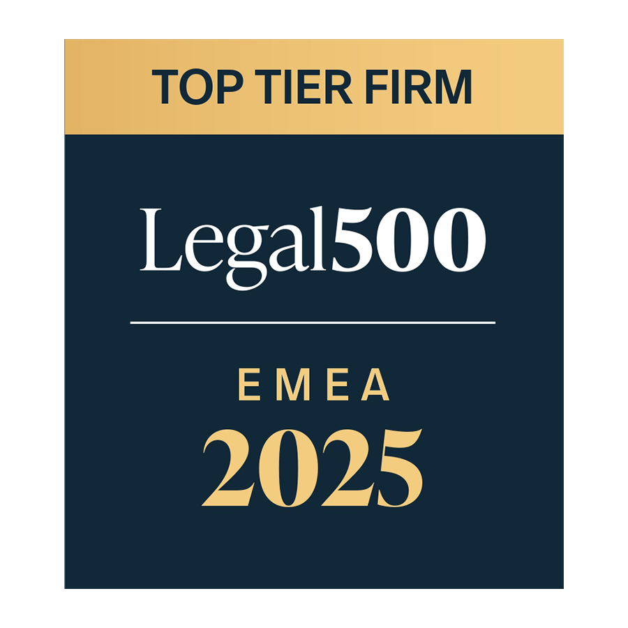 Zuflicar and Partners - Awards - Legal 500 EMEA 2025 - Top Tier firm